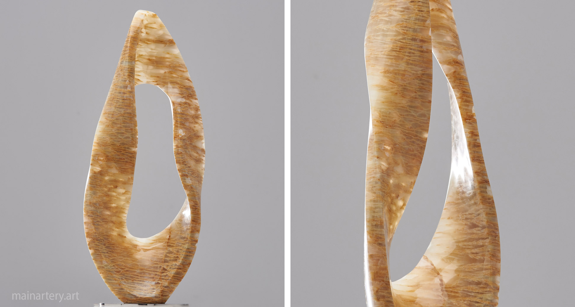 medium stone modern totem art image