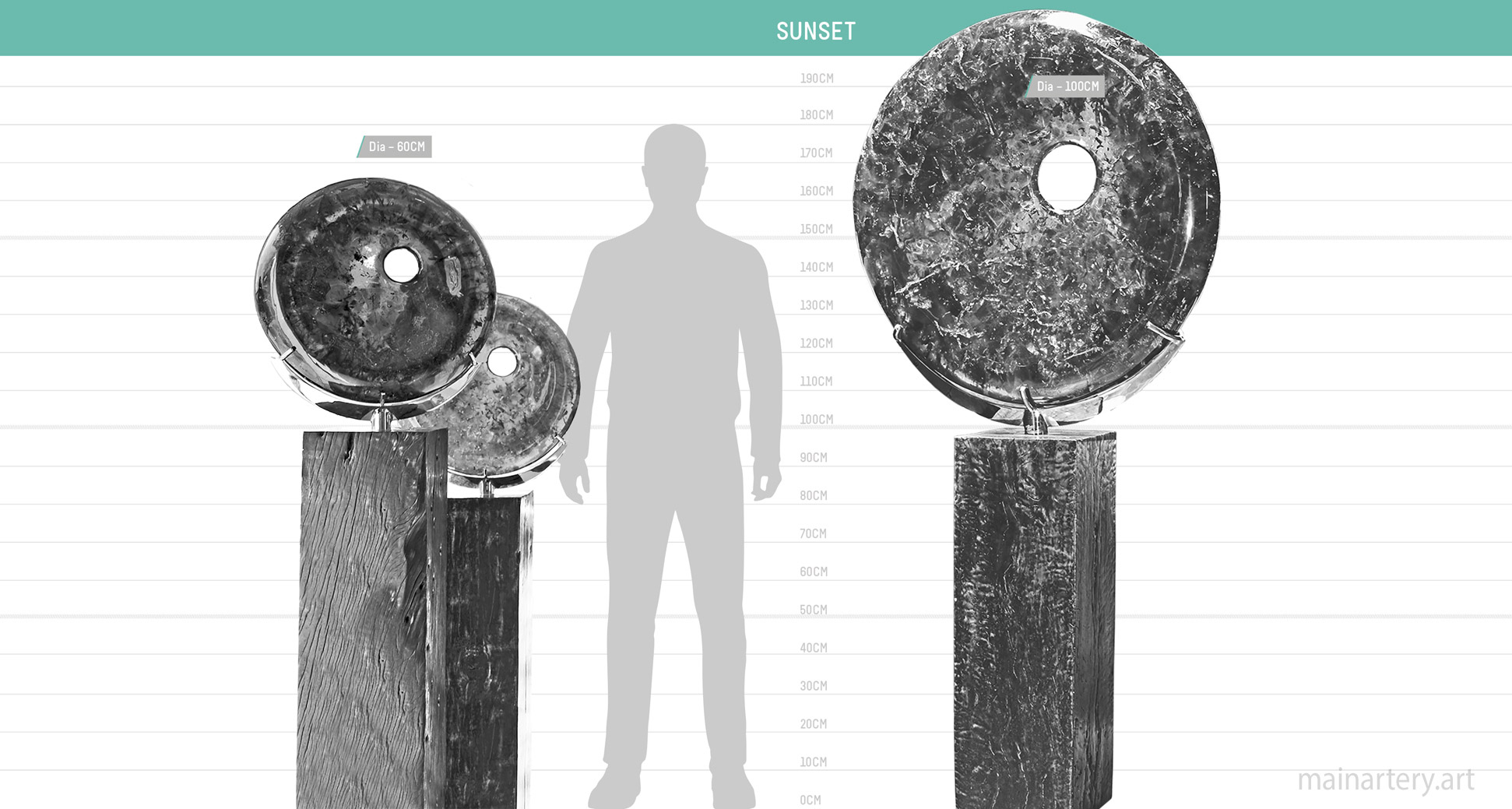 sunset sculpture scale sheet mainartery image
