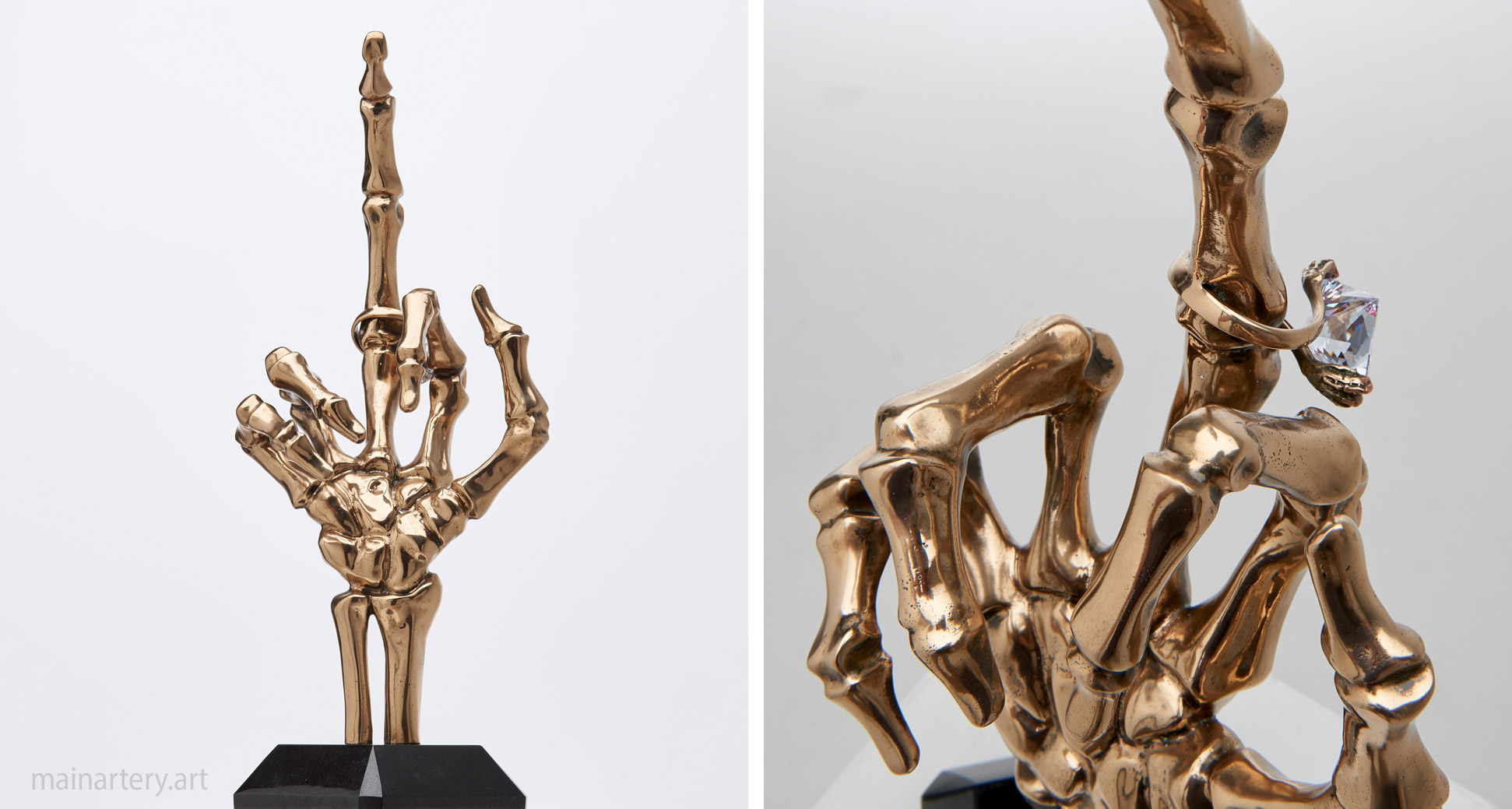 bronze mortality narrative skeleton interior art image