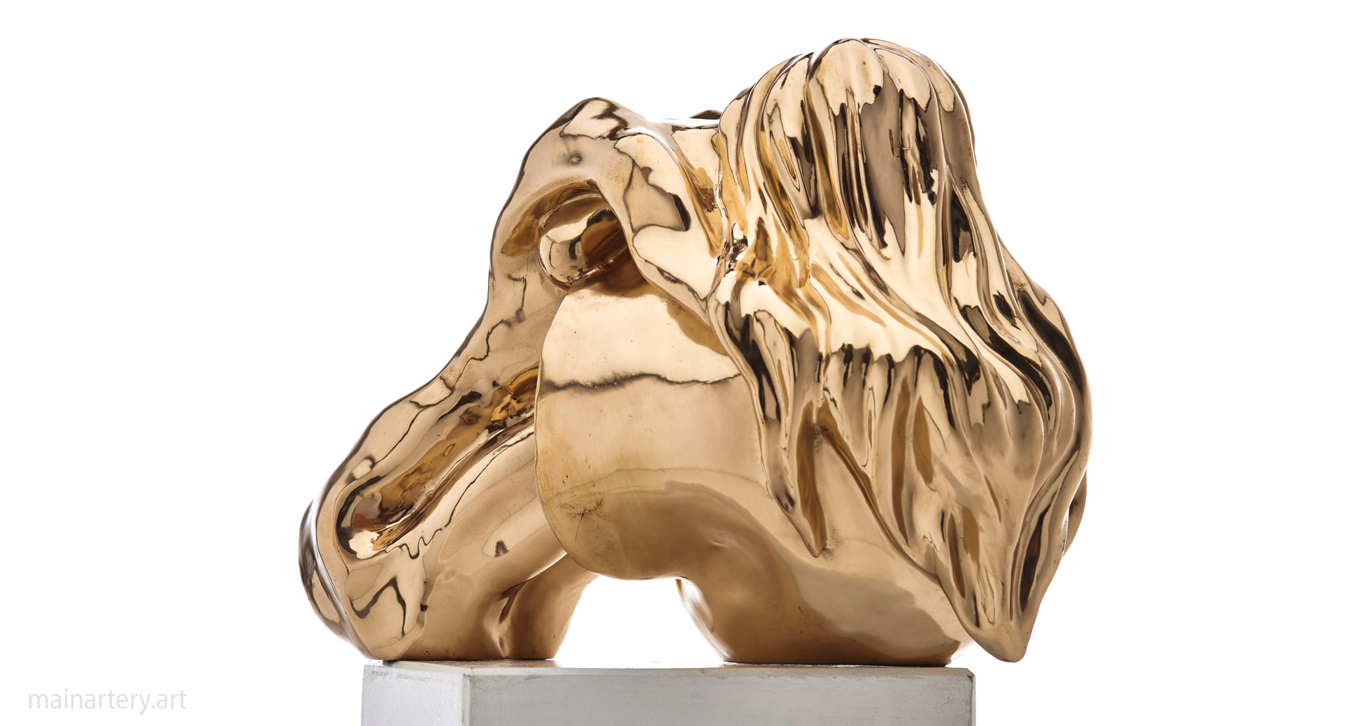 freestanding bronze sensual sculpture image