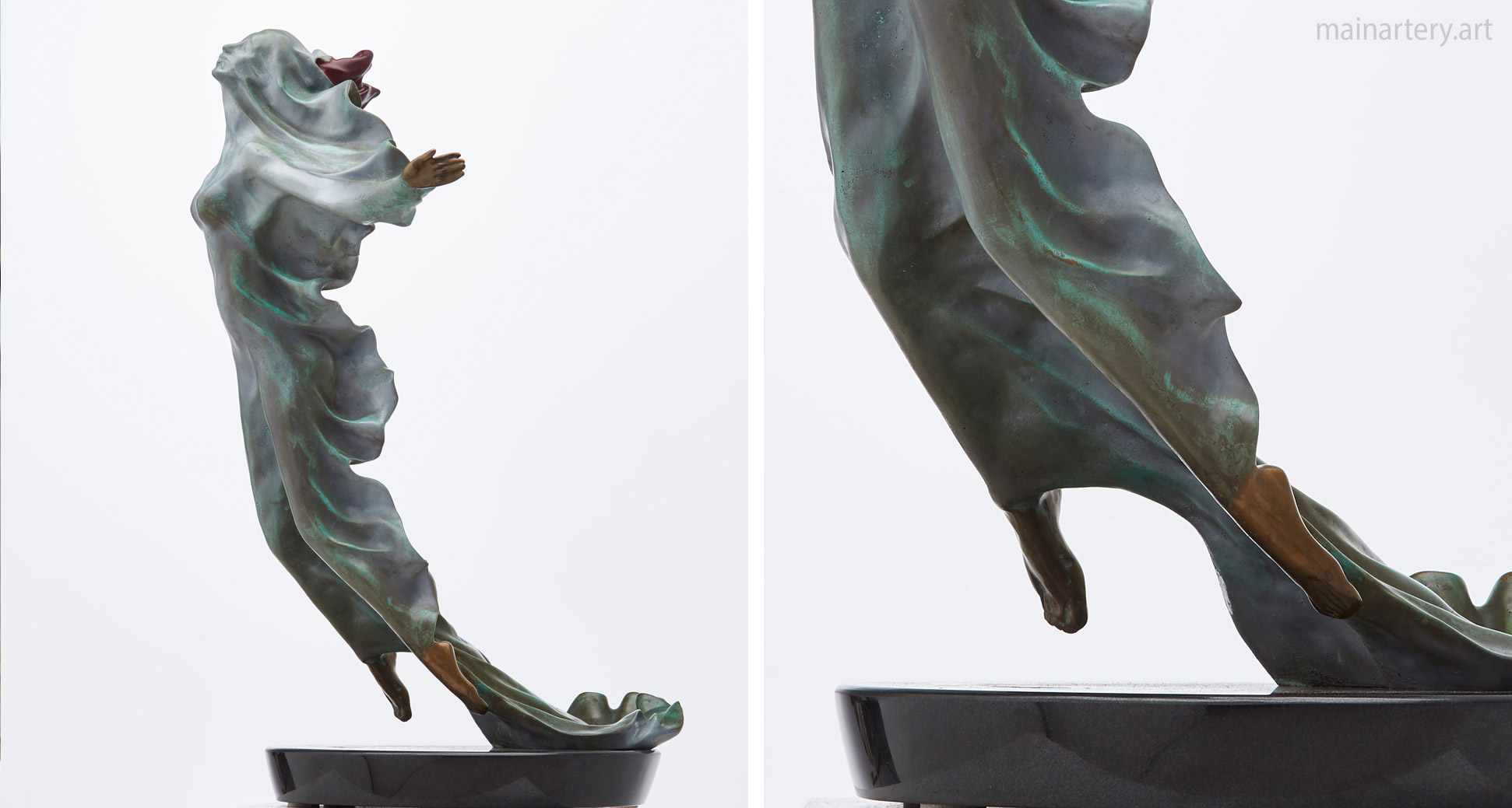 interior bronze figurative interior sculpture image