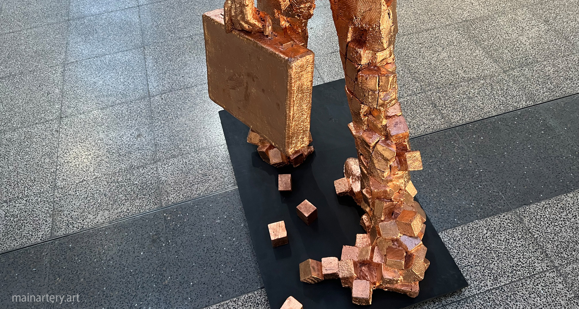 unbound work life transition sculpture detail image