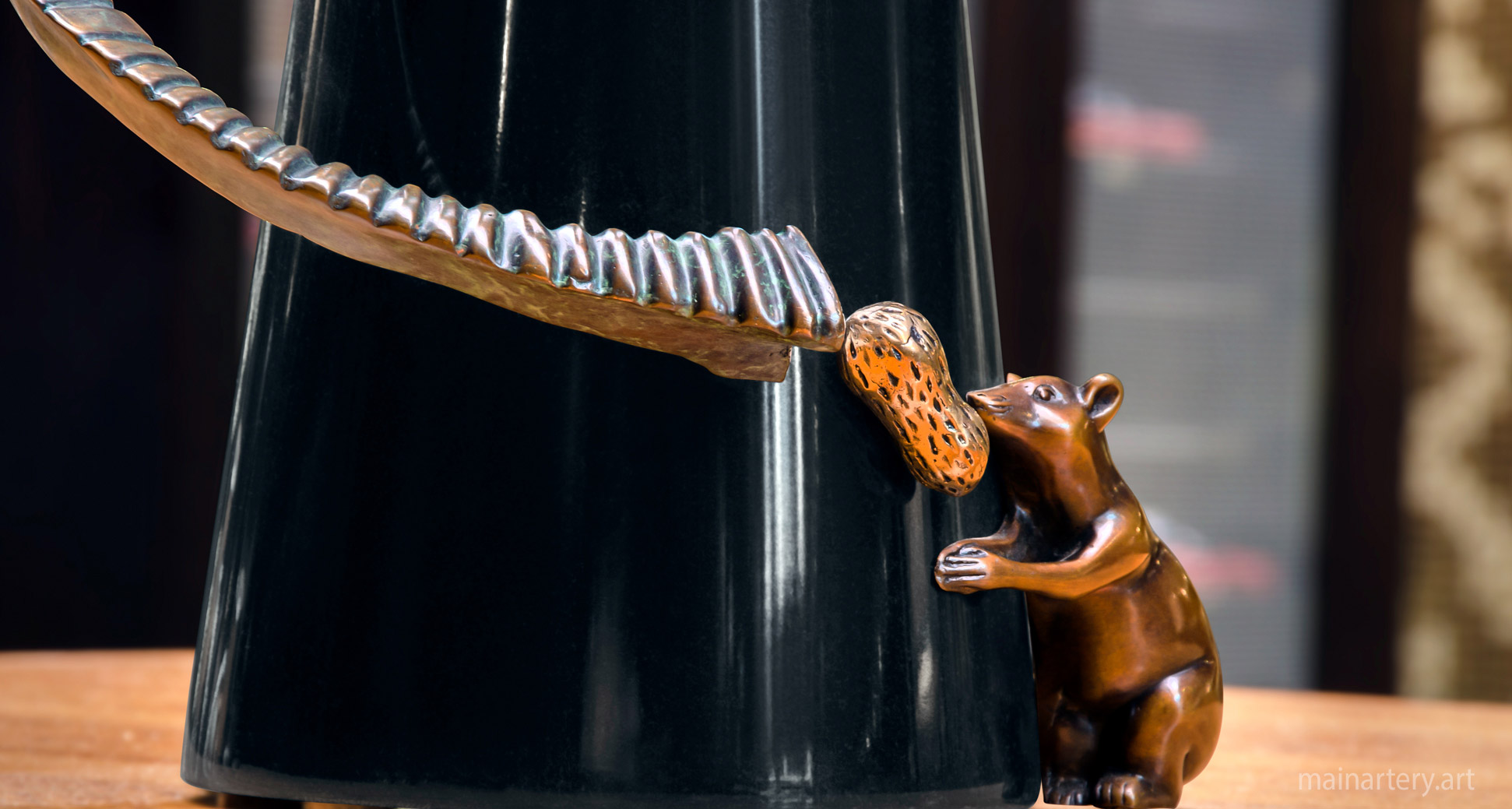 whats your peanut whats your mouse sculpture image