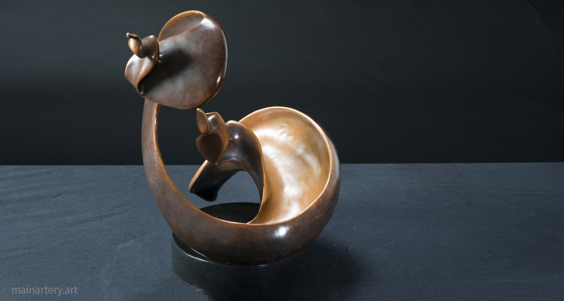 interior bronze abstract sculpture image