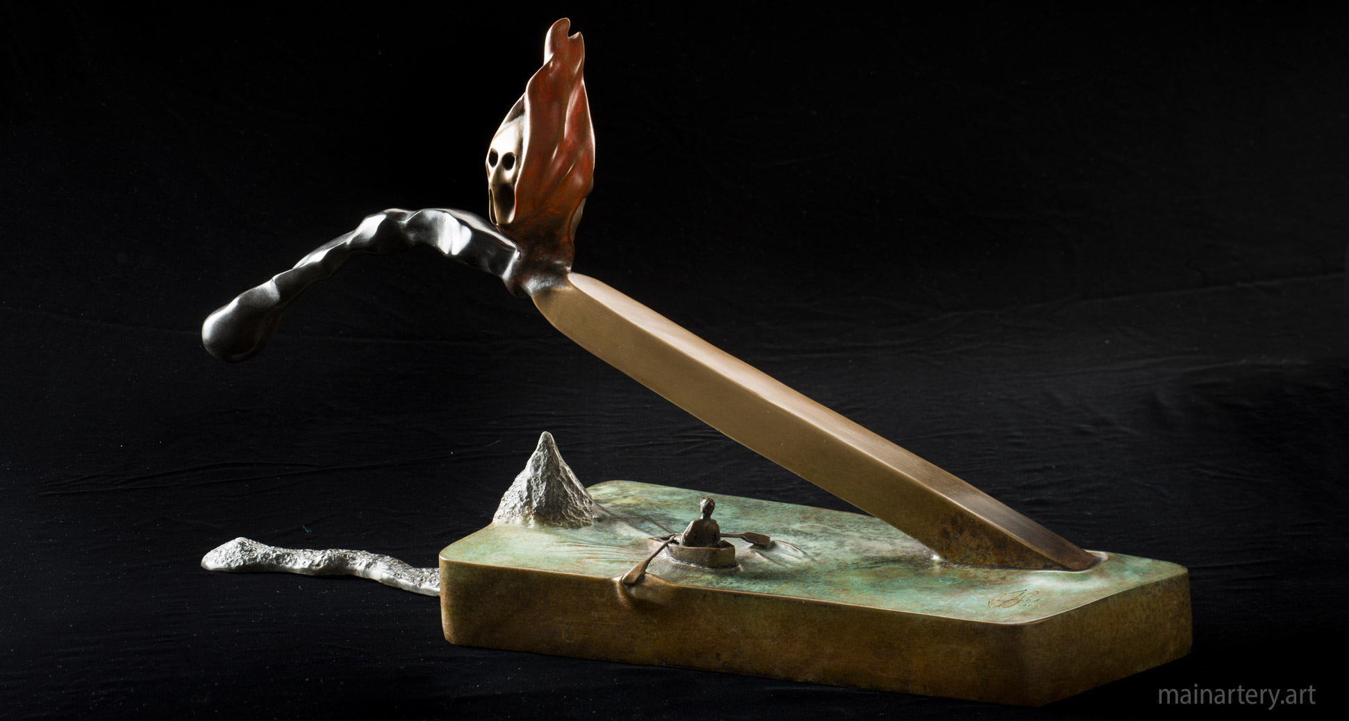 interior bronze forms of experience sculpture image