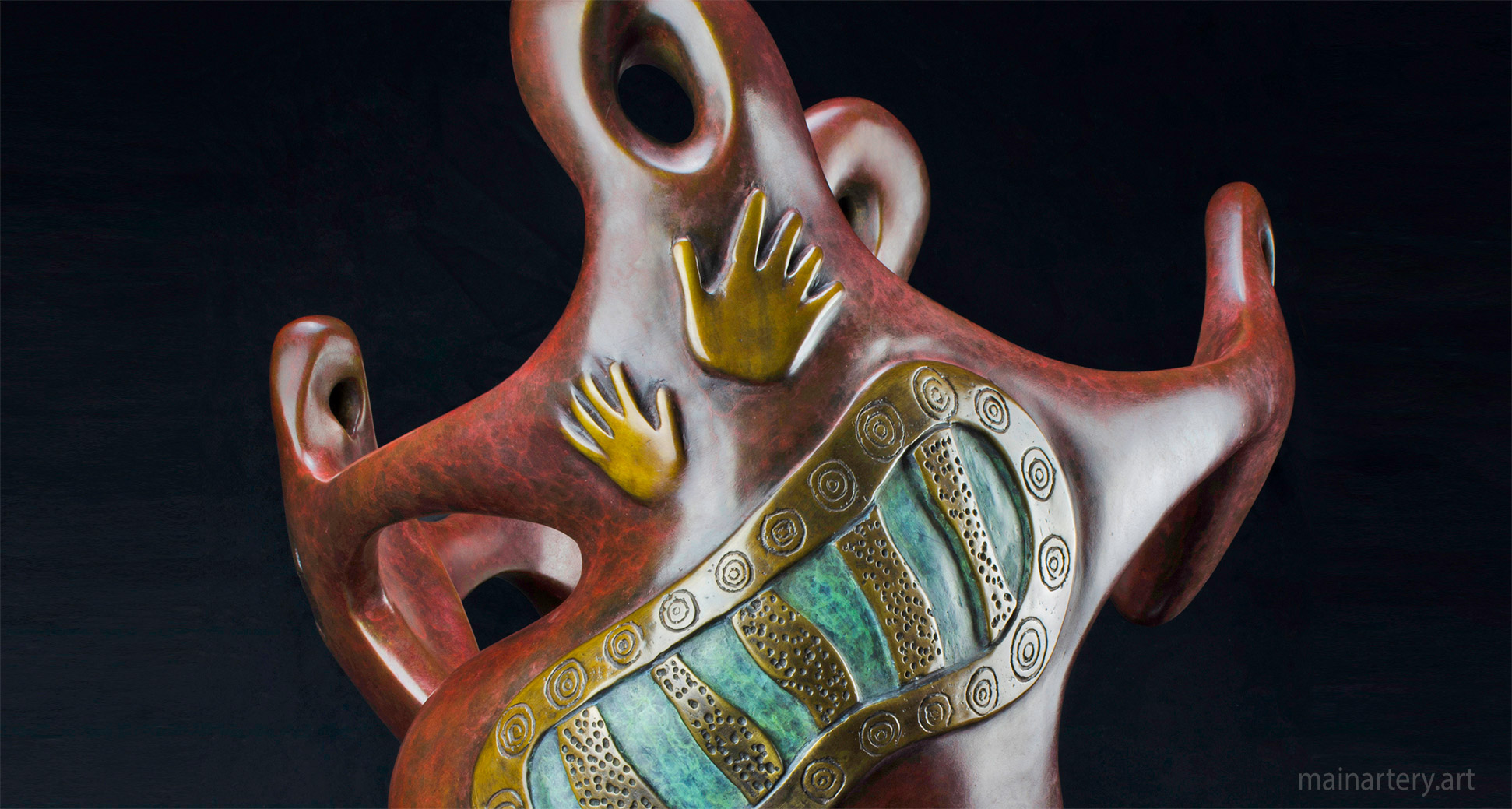 organic indigenous australian small interior sculpture image