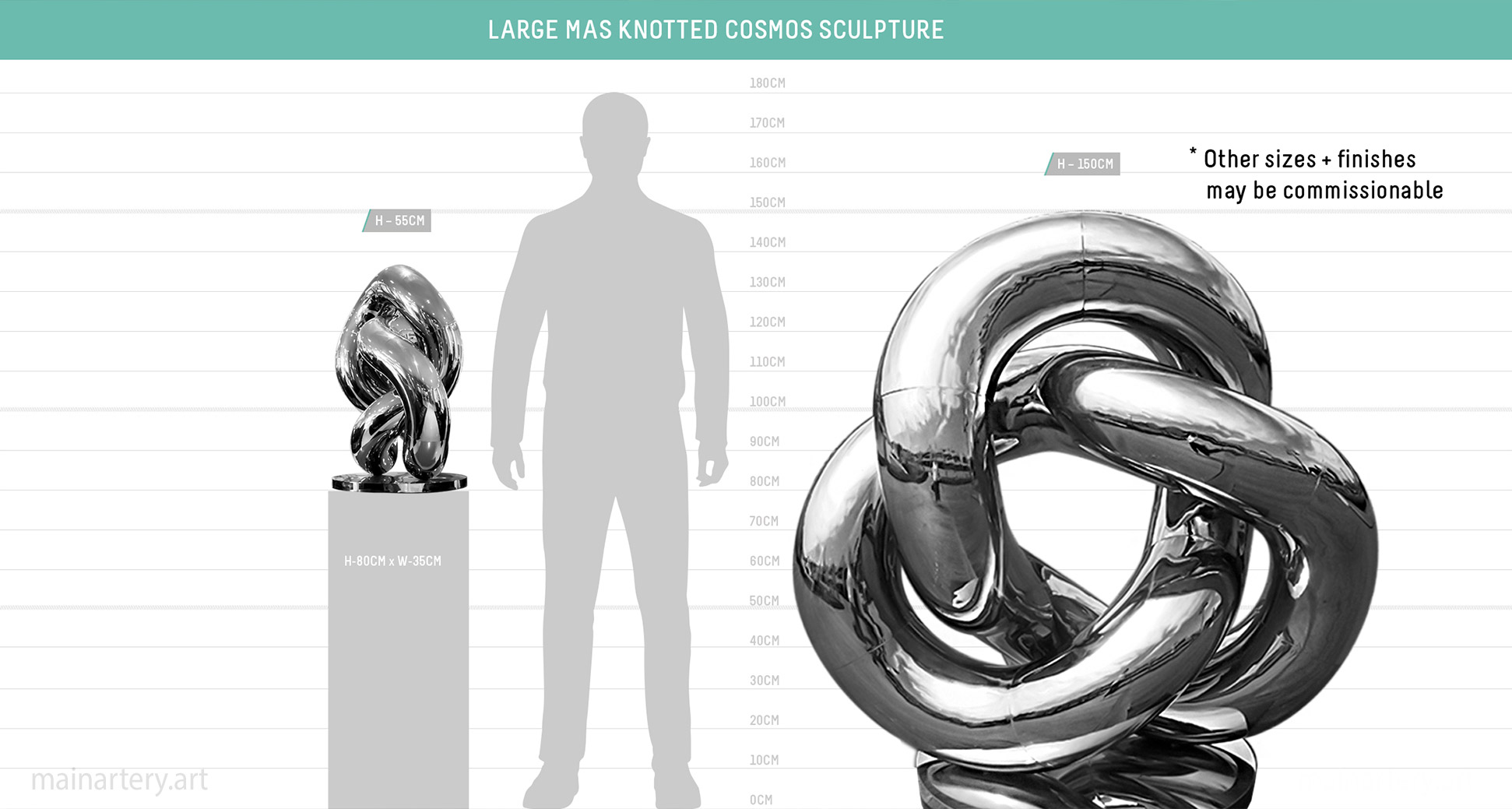 scale diagram large mas knotted cosmos sculpture image