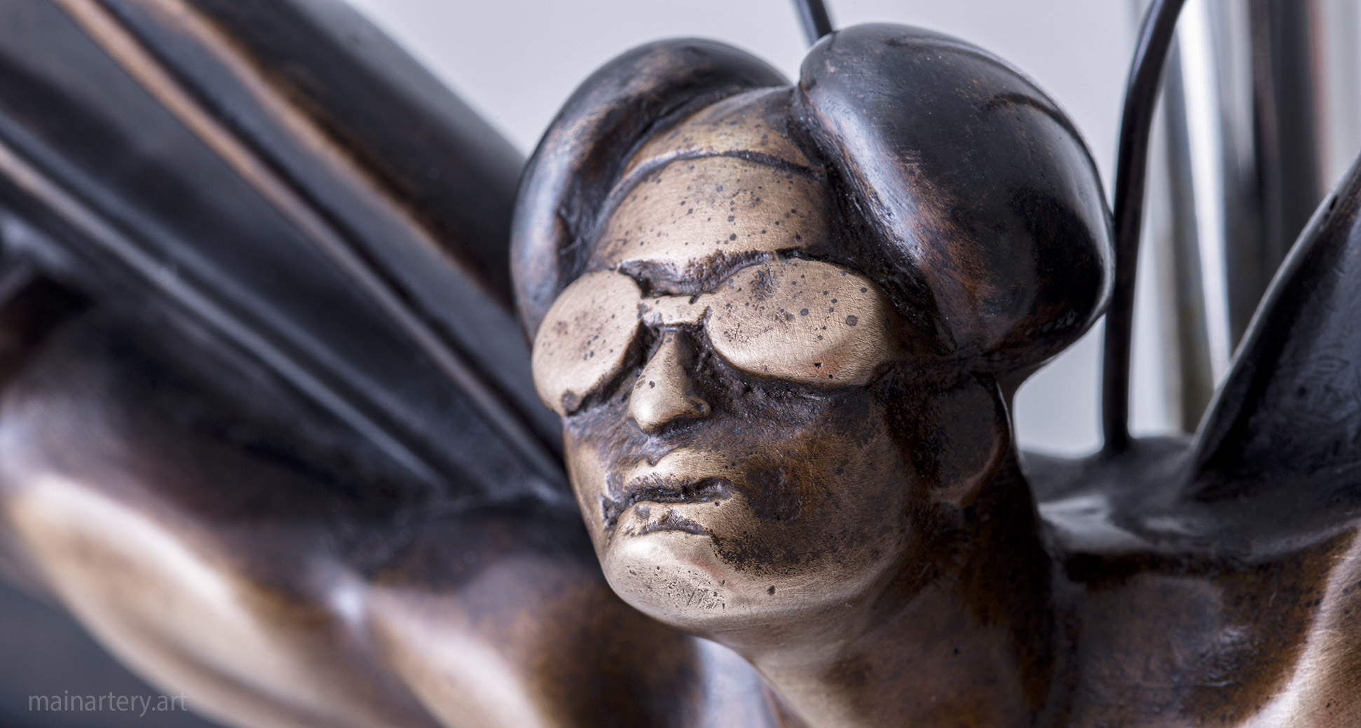 tabletop stuart todd sculpture stainless steel image